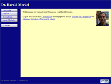 Tablet Screenshot of merkel.de